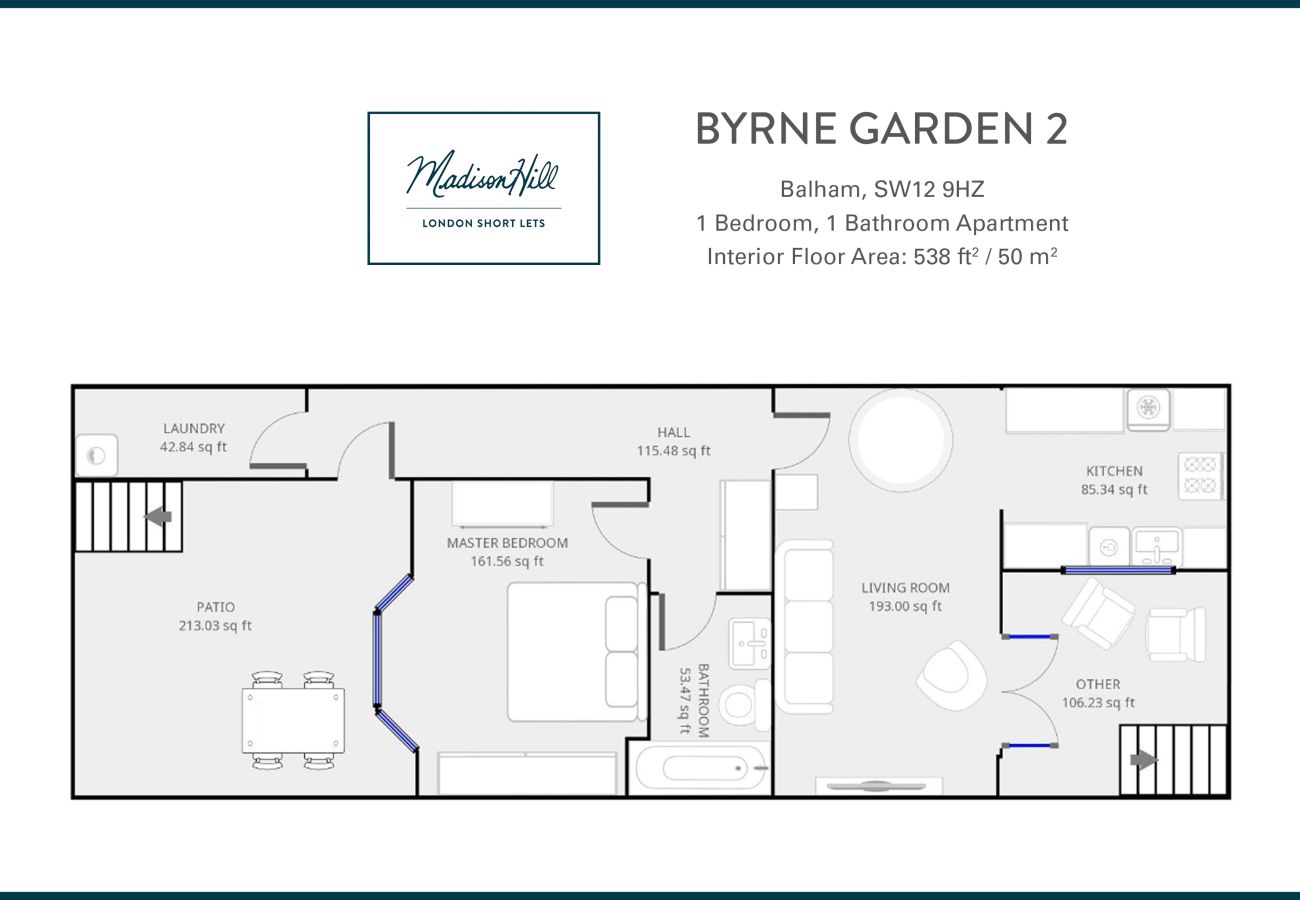 Apartment in London - Madison Hill - Byrne Garden 2 - One bedroom home 