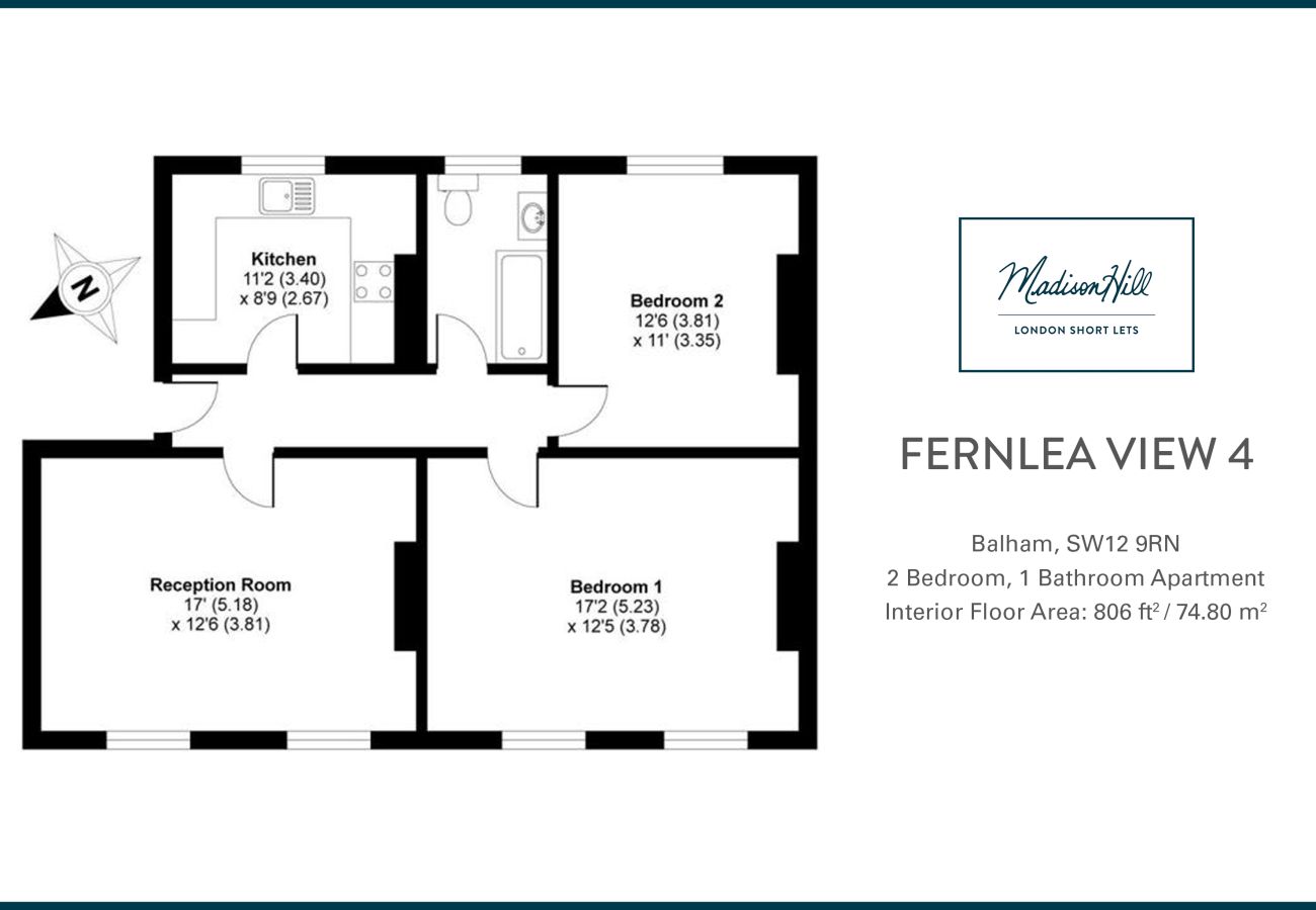 Apartment in London - Madison Hill - Fernlea View 4 - Two bedroom flat 