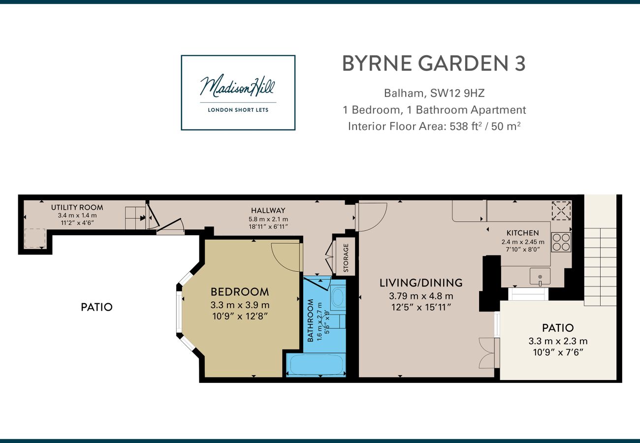 Apartment in London - Madison Hill - Byrne Garden 3 - One bedroom home 