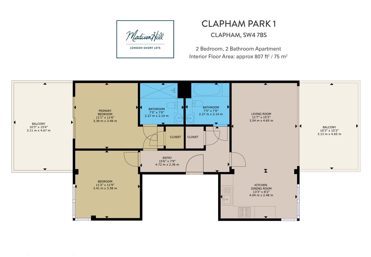 Apartment in London - Clapham Park 1 - 2 bedrooms