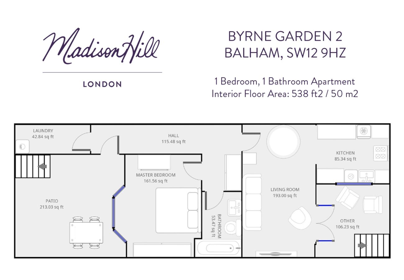 Apartment in London - Madison Hill - Byrne Garden 2 - One bedroom home 