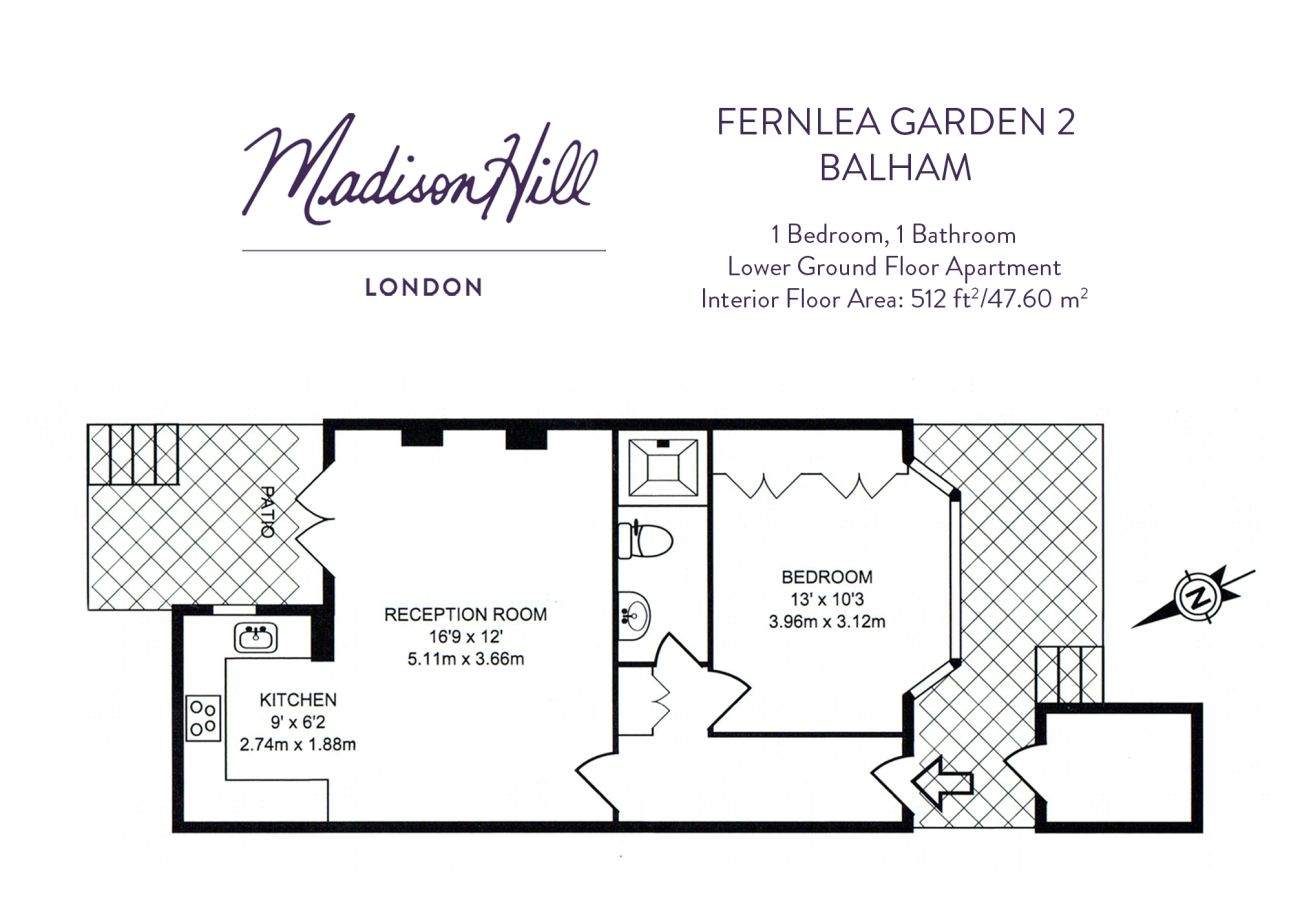 Apartment in London - Madison Hill - Fernlea Garden 2 - One bedroom home 