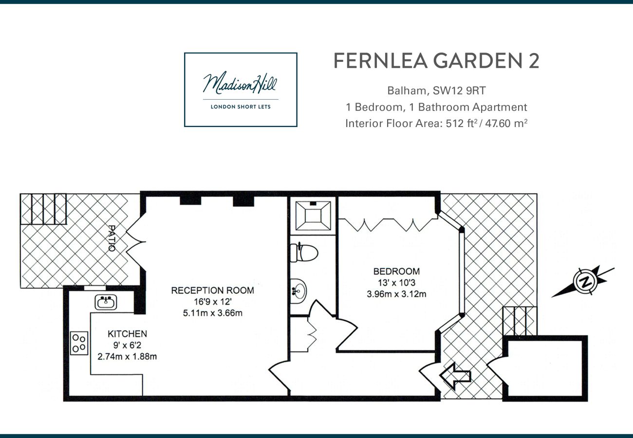 Apartment in London - Madison Hill - Fernlea Garden 2 - One bedroom home 