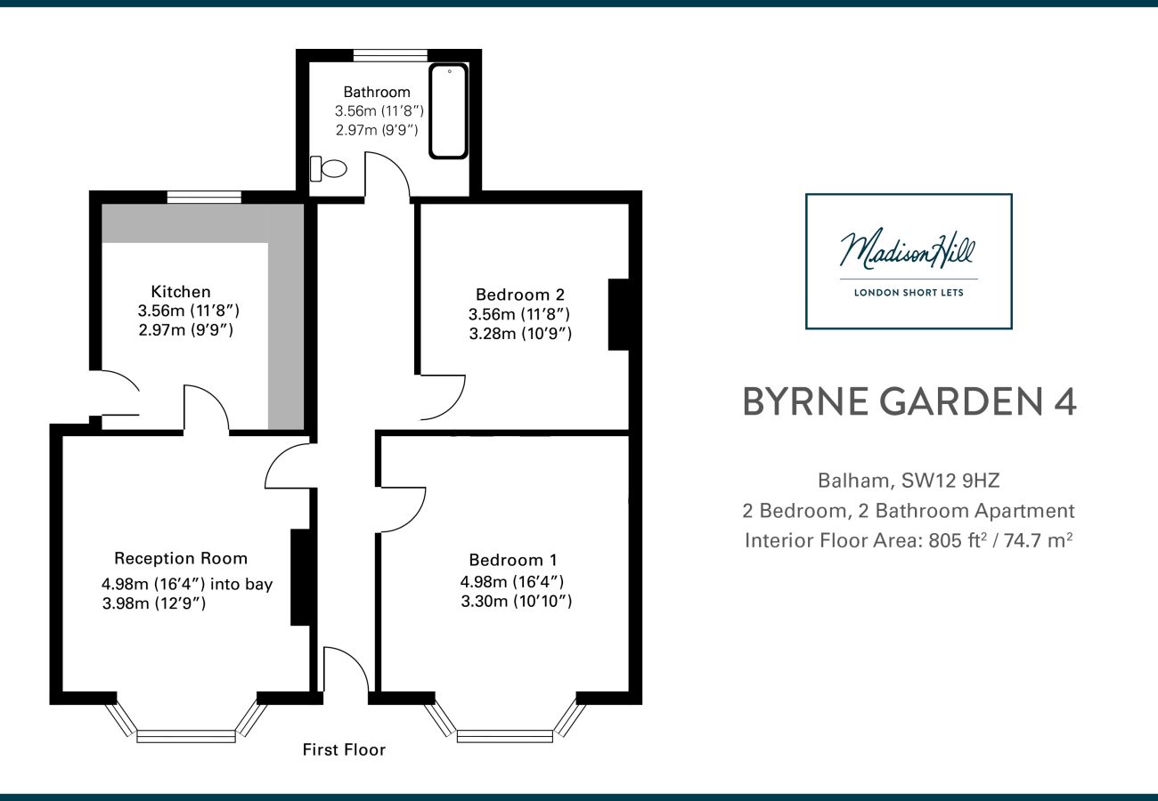 Apartment in London - Madison Hill - Byrne Garden 4 - Two bedroom home 