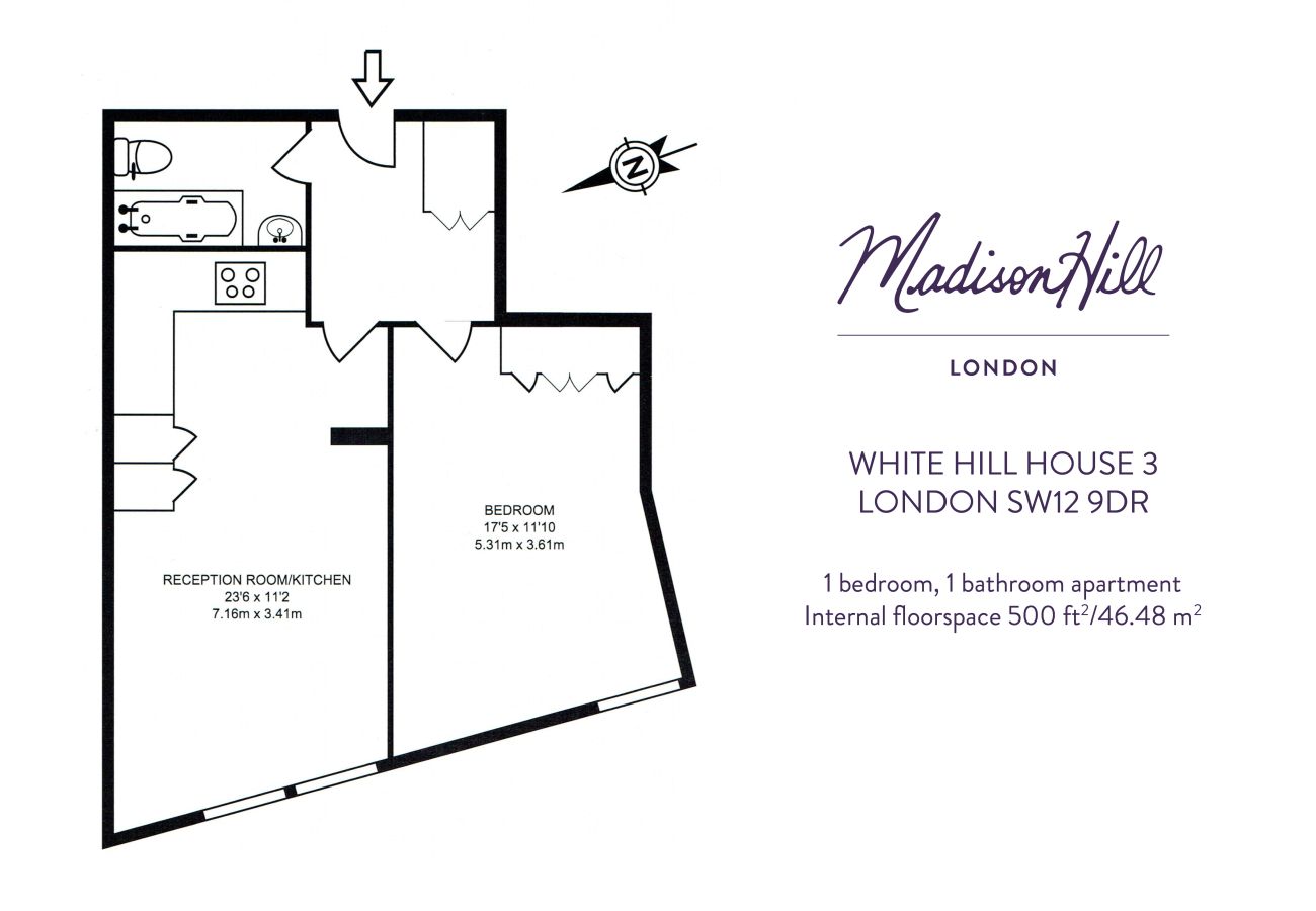 Apartment in London - Madison Hill - White Hill House 3 - 1 bedroom flat 