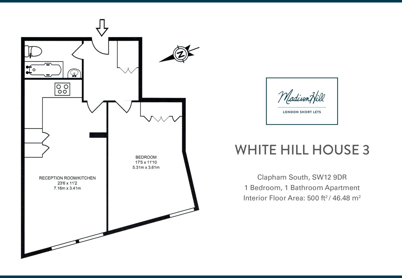 Apartment in London - Madison Hill - White Hill House 3 - 1 bedroom flat 