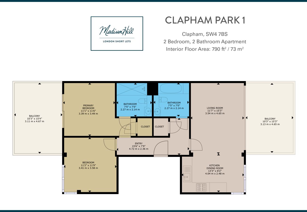 Apartment in London - Clapham Park 1 - 2 bedrooms